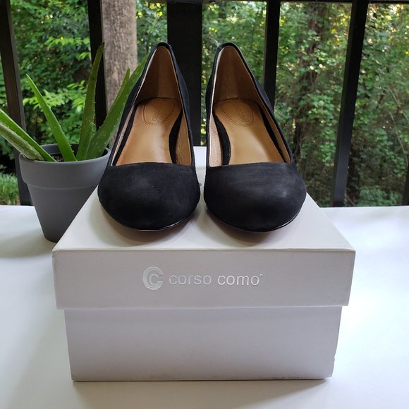 CORSO COMO Linnden Black Pumps Round Toe Size 5.5 - Picture 5 of 10
